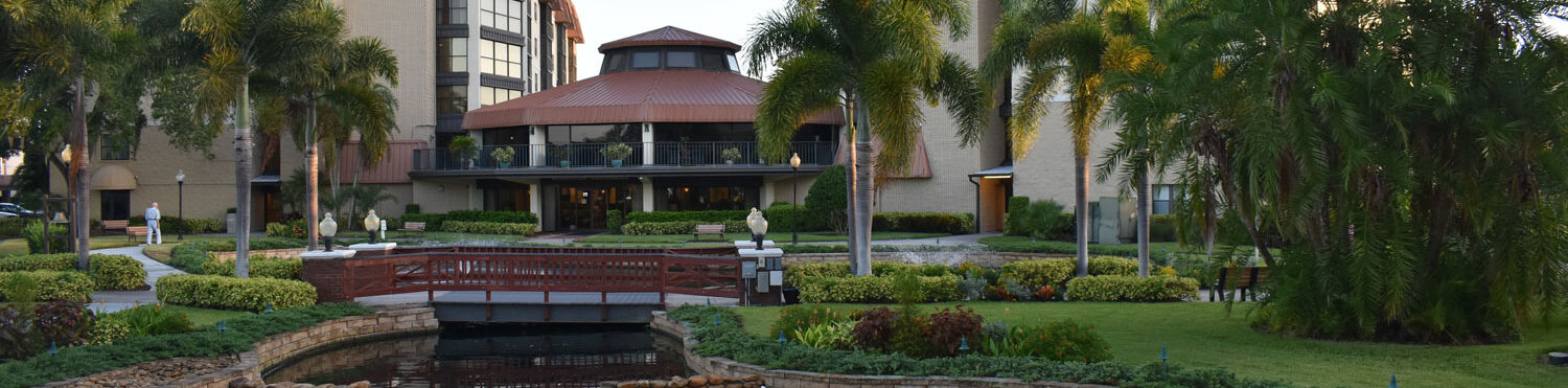 the Seminole facility next to a lake