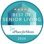 2024 A Place For Mom Best of Senior Living Award