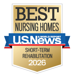 U.S. News Award badge 2026 Best Nursing Homes: Short-term Rehabilitation